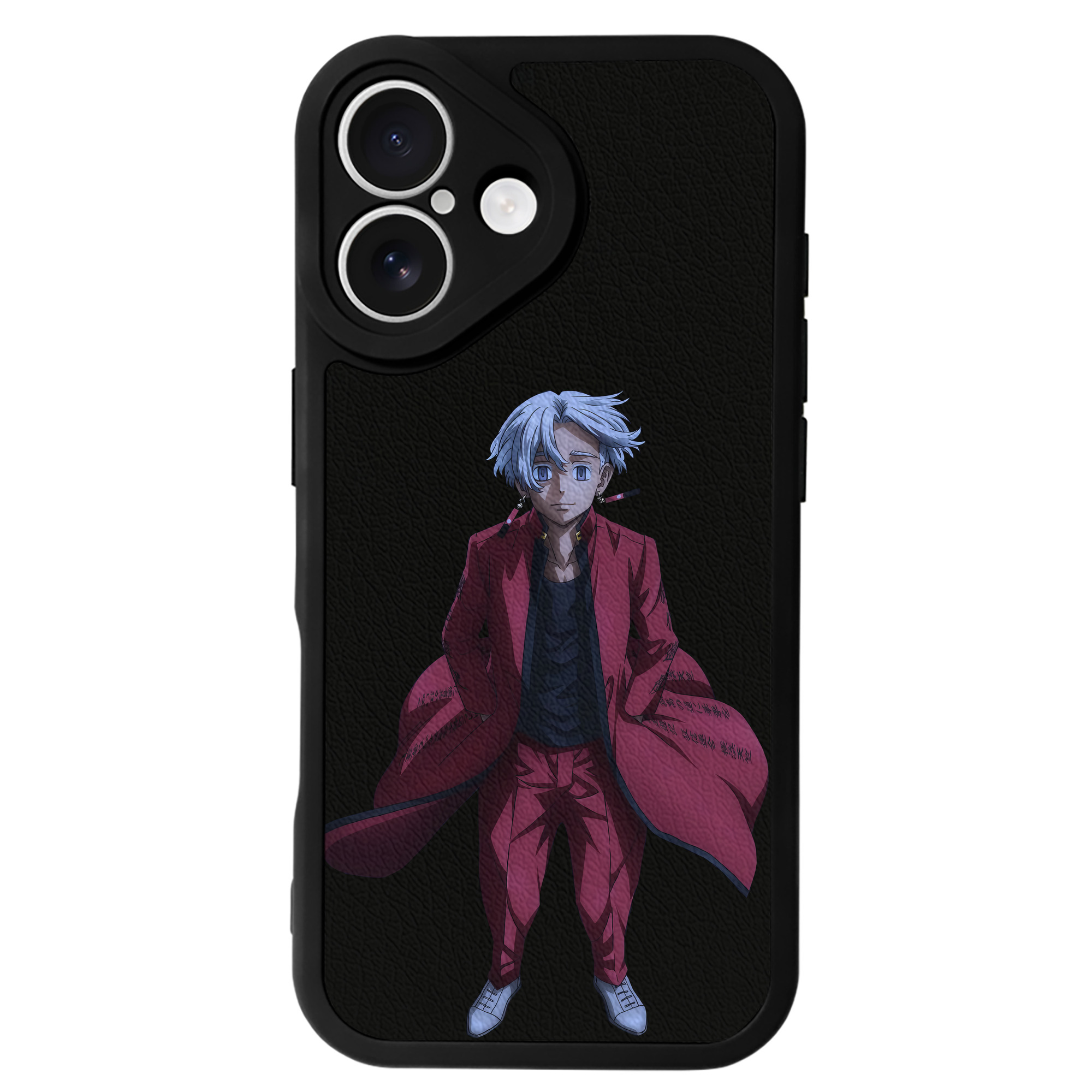 （画像用） 東京リベンジャーズ Tokyo Revengers 【iPhone 16シリーズ対応】シリコンスマホケース（レザー調） 材質：シリコン